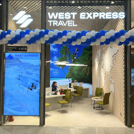 WEST EXPRESS TRAVEL. Nauja kelionių agentūra!