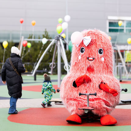 AKROPOLYJE atnaujinta vaikų lauko žaidimų aikštelė!