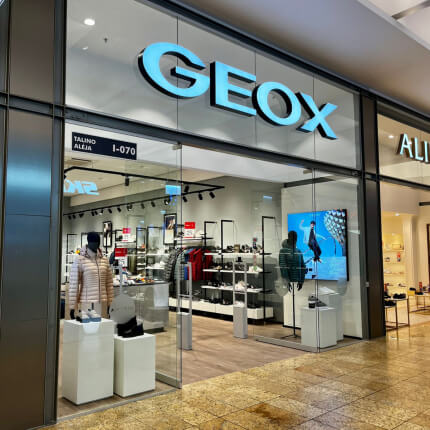 GEOX. Atsinaujinusi batų parduotuvė!