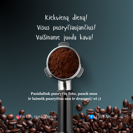 Fortas restoranas! Nemokama kava ;)