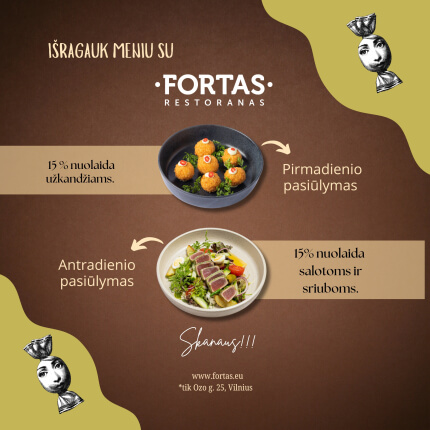 FORTAS. Išragauk meniu ;)