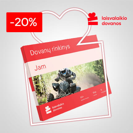 LAISVALAIKIO DOVANOS. -20 % dovanų rinkiniui JAM