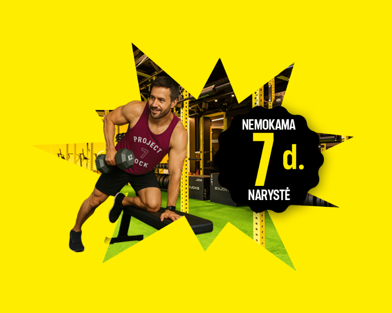 LEMON GYM. Išbandyk NEMOKAMAI