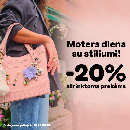 CROCS. Moters dienos pasiūlymas