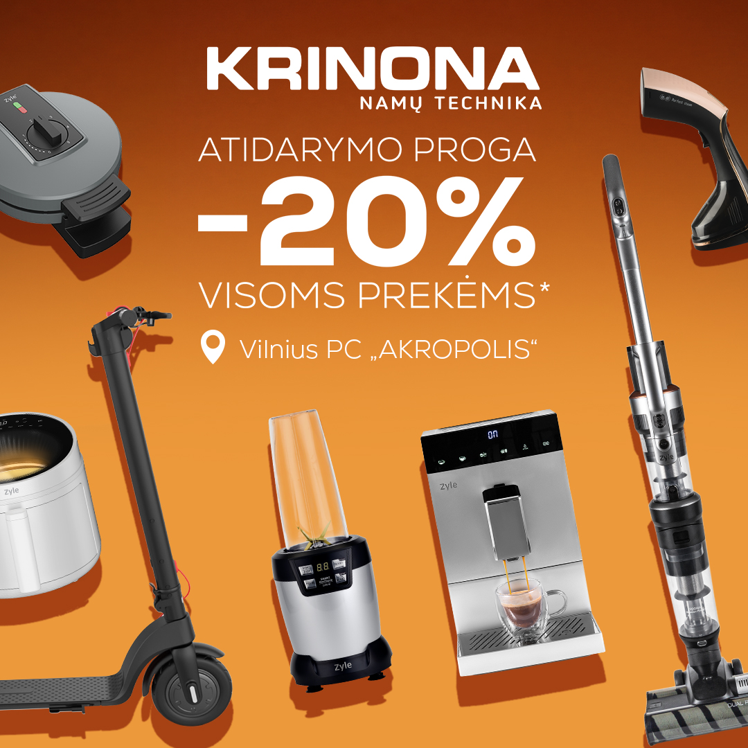 KRINONA. -20% visoms prekėms