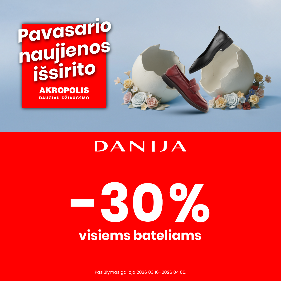 DANIJA. Visiems bateliams iki -30%