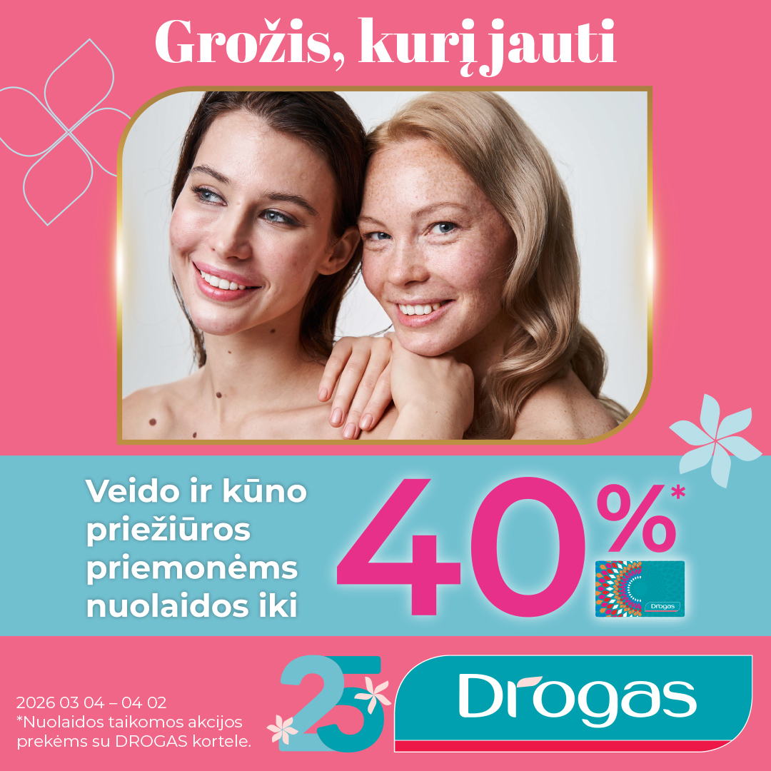 DROGAS. GROŽIS, KURĮ JAUTI!