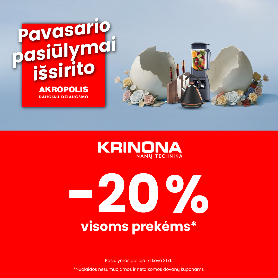 KRINONA. -20 % visoms prekėms*