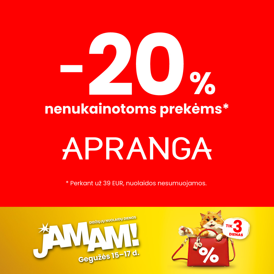 APRANGA. JAMAM pasiūlymai