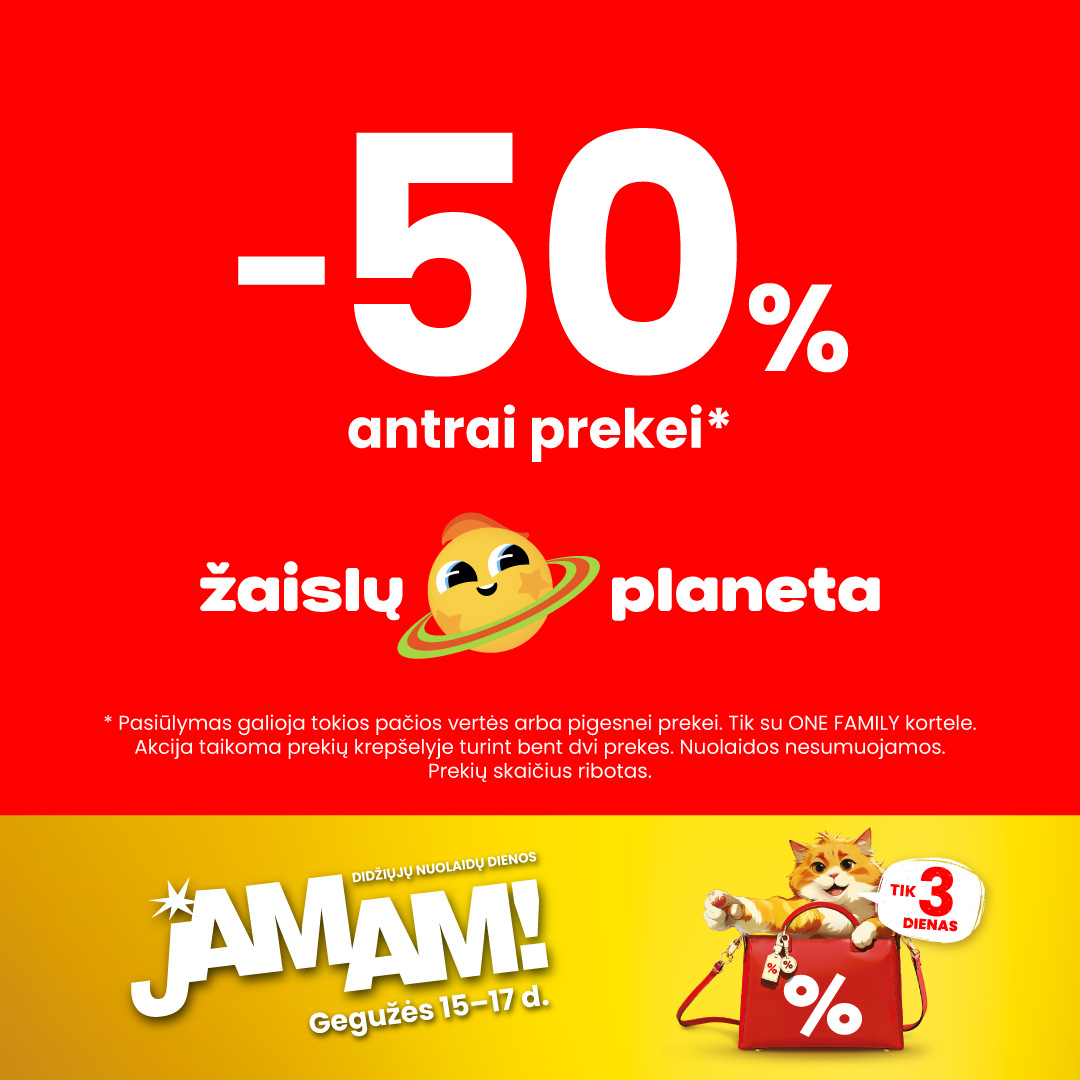 ŽAISLŲ PLANETA. JAMAM pasiūlymai