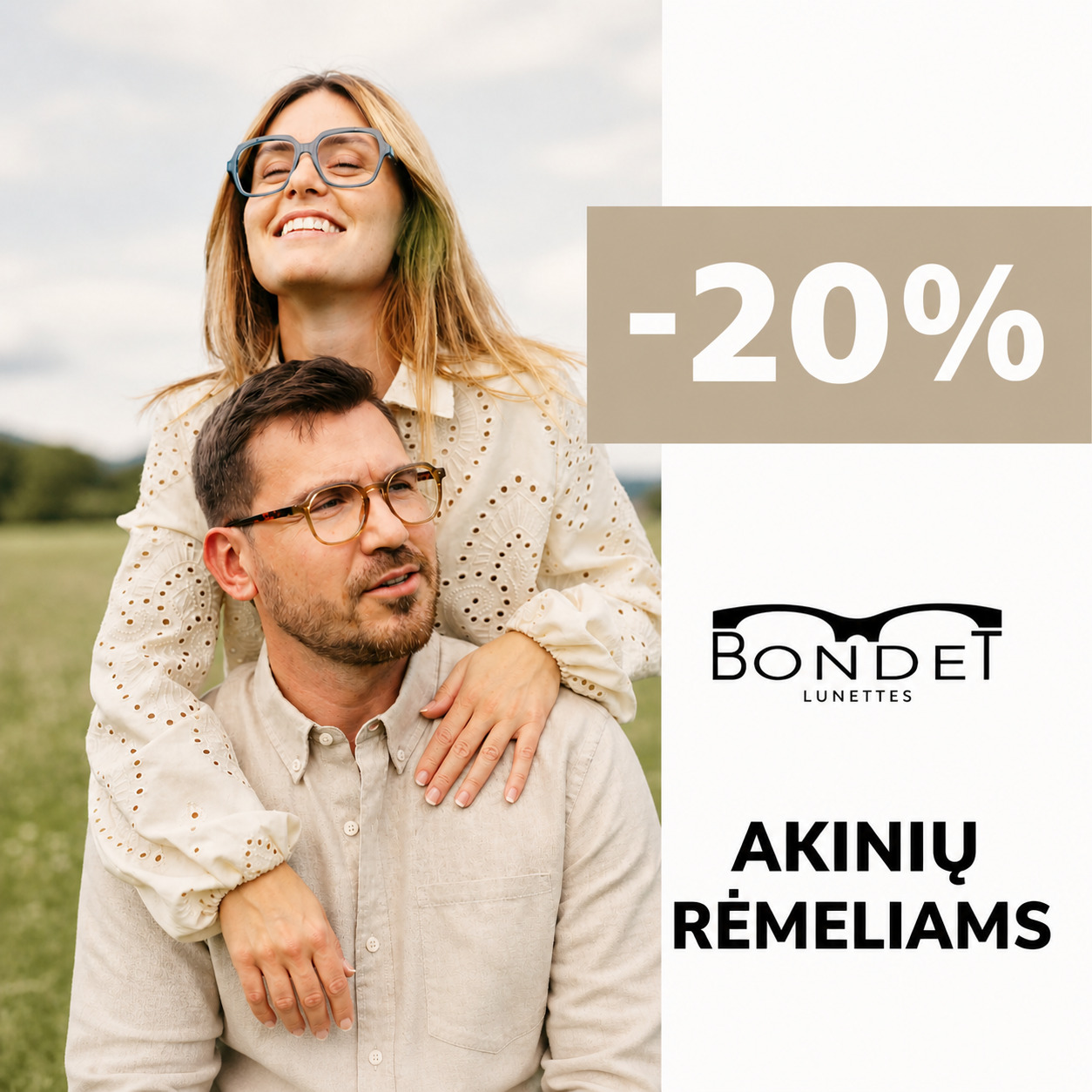 ZYNKY OPTIKA. BONDET Lunettes akinių rėmeliai -20%