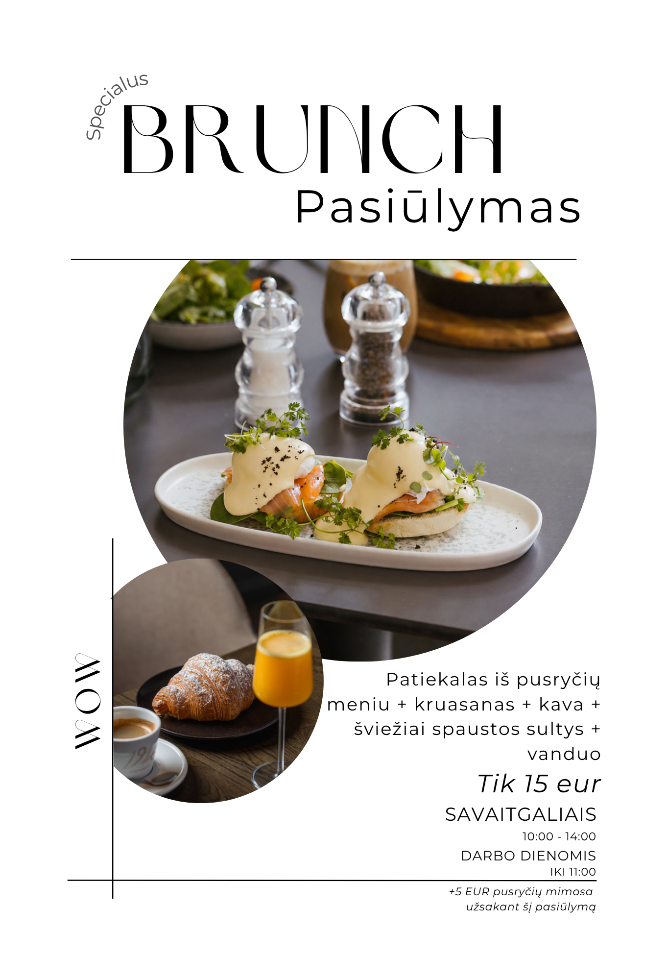 FORTAS. Specialus BRUNCH pasiūlymas