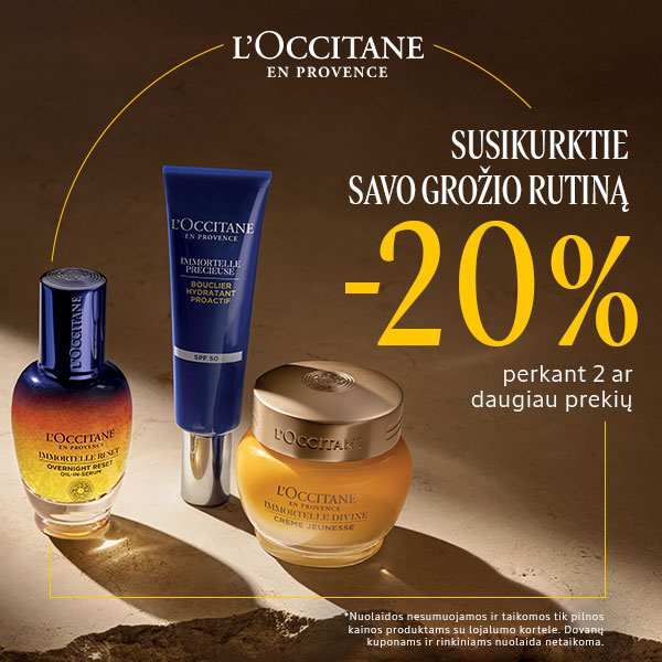 L’OCCITANE EN PROVENCE. GROŽIO DIENOS