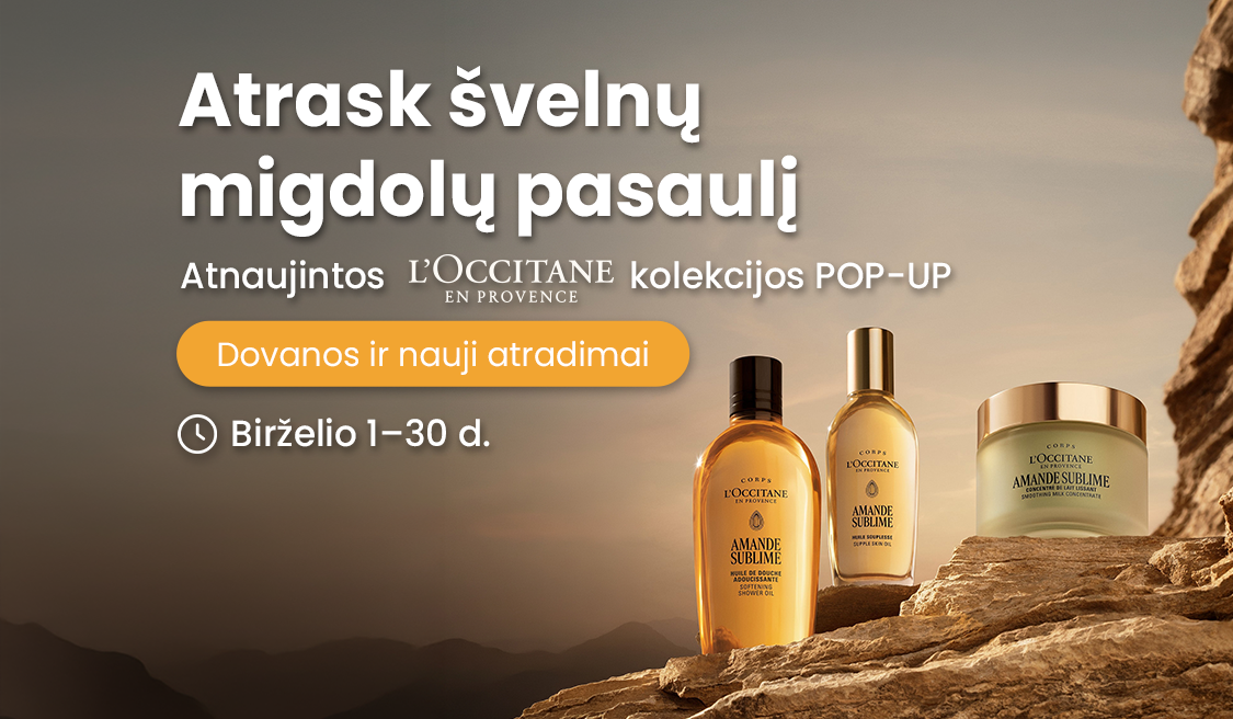 L’OCCITANE kolekcijos POP-UP