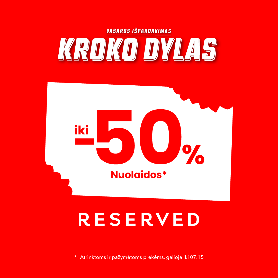 RESERVED. KrokoDYLO pasiūlymai