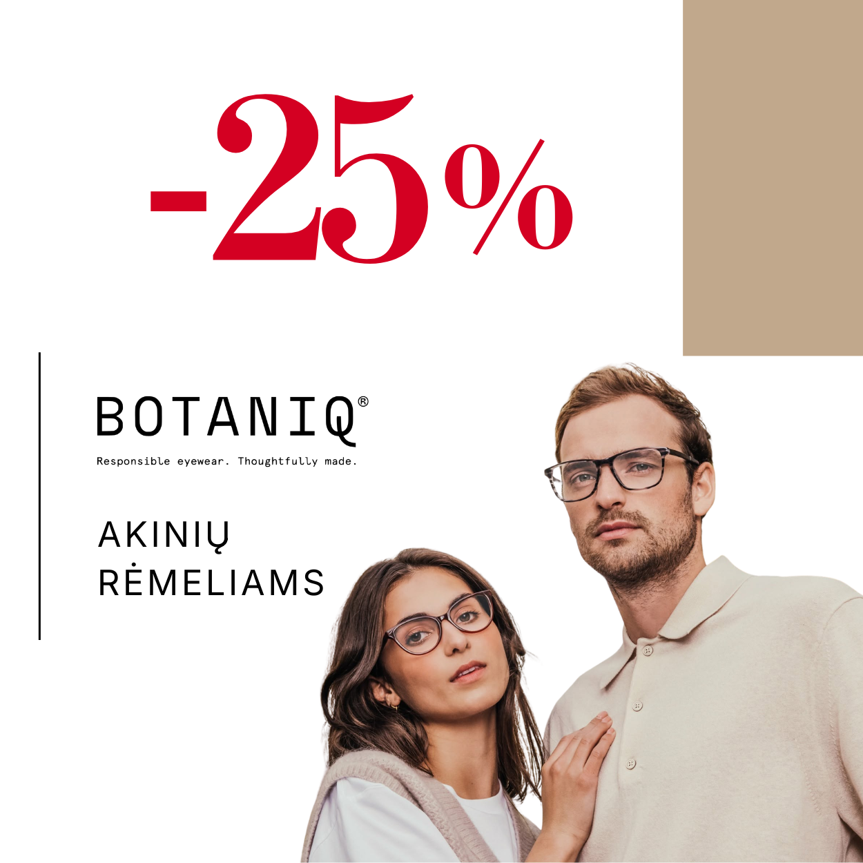 ZYNKY OPTIKA. BOTANIQ akinių rėmeliai -25% PIGIAU