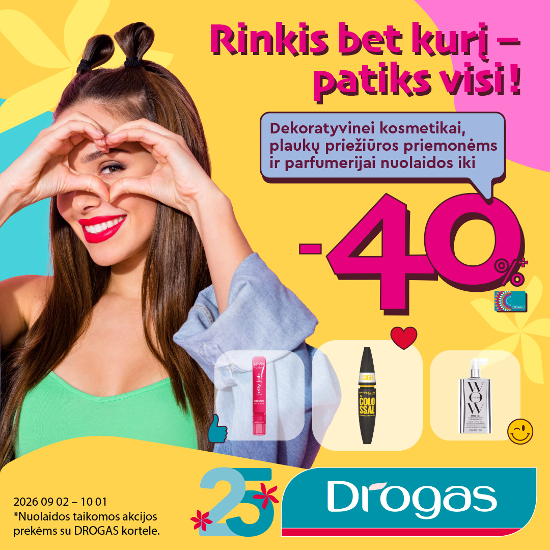 DROGAS. RINKIS BET KURĮ – PATIKS VISI!