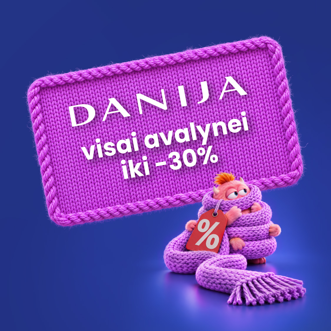 DANIJA. VIDURIO SEZONO IŠPARDAVIMAS IKI –30% VISAI AVALYNEI