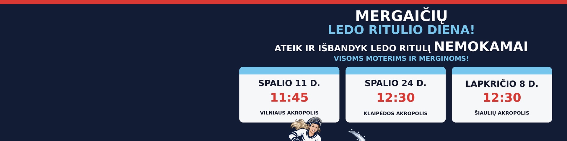 Jos renkasi ledą!
